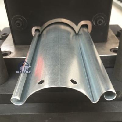 China Galvanized Steel 0.8-1.2mm Roller Shutter Door Slat Machine PLC Control for sale