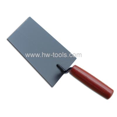 China Bricklaying trowel with black color blade HW01129 for sale