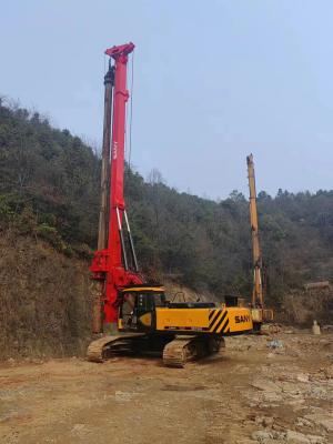 China SANY SR150 Refurbished Rotary Drill Rig Second Hand Borewell Machine 18432mm for sale