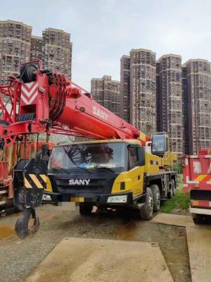 China Heavy Duty Used Truck Crane Used Sany 50 Ton Crane STC500E5 16m Jib Length for sale