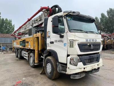 China 2018 XCMG HOWO 58m Used Concrete Pump Truck HB58V Semi Dry Shotcrete for sale
