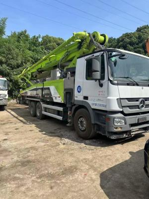 China Used 2020 Benz Zoomlion 52m Concrete Boom Pump Truck Truck Mounted for sale
