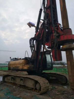 China Euro III Used Rotary Drilling Rig Used Piling Equipment ISUZU 6UZ1 for sale
