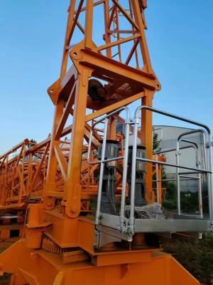 China 6000kg Second Hand Movable Tower Crane TC6010-6 Hydraulic Engine for sale