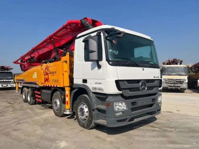 China Sany Used Concrete Pump Truck 52m Boom In Stock For Construction Business for sale