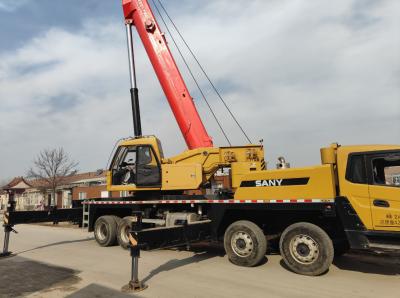 China 2020 Used Sany Tyre Mounted Truck Crane 50t Model STC500E5 With Less Working Hours In Stock For Sale for sale
