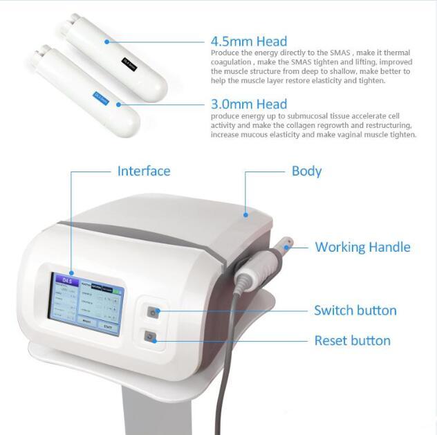 Professional women Intensity Vagina Tightening Equipment Painless HIFU vagina tightening