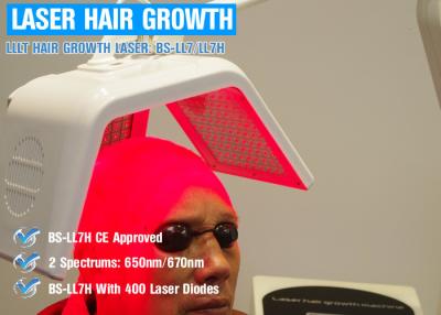 China Dispositivo da rebrota do cabelo do laser do tratamento 650nm da calvície com controlado separadamente à venda