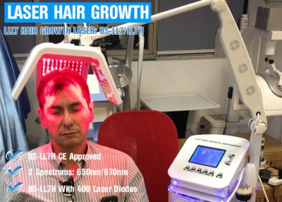 China Peine del laser del crecimiento del pelo de la punta de prueba de Microcurrent, terapia baja del pelo del laser en venta