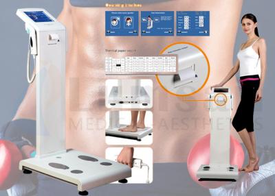 China Analizador de las grasas de cuerpo de profesional del analizador de composición del cuerpo humano con la pantalla táctil colorida en venta