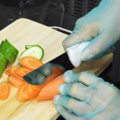 Chine Outil de cuisine en silicone pour cuisiner, gants de nettoyage multifonction avec conception ergonomique à vendre