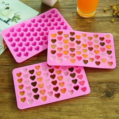 China OEM ODM Heart Shape Ice Tray , Lightweight Heart Ice Cube Maker for sale