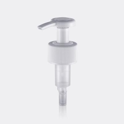 China JY302-03 Ribbed Spring Outside Plastic Lotion Pump  2.0ML Dosage for sale