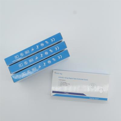China Individual Box High Sensitivity 15 Minutes Antigen Rapid Test Kits For Covid 19 for sale