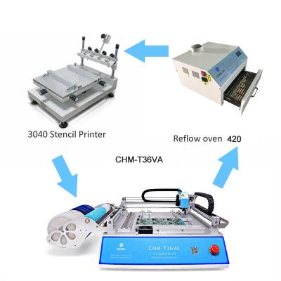 China 300 Degree Lead Free Soldering SMT Assembly Line , Reflow Soldering Machine for sale