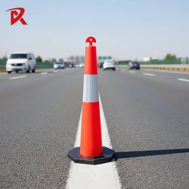 1100mm Cone Barrier T-Top Road Safety Warning Traffic Lane Diviner Post Delineator