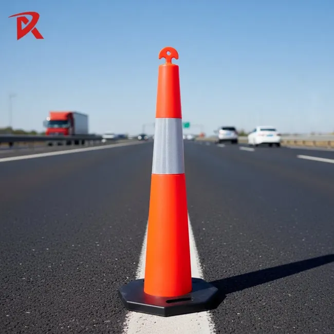 1100mm Cone Barrier T-Top Road Safety Warning Traffic Lane Diviner Post Delineator