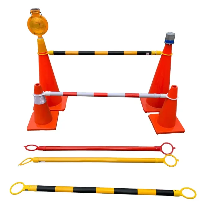 Extendable 130-213cm Retractable Traffic Cone Bar Safety Connecting Barrier Pole Bar for Traffic Cone Us$1.50