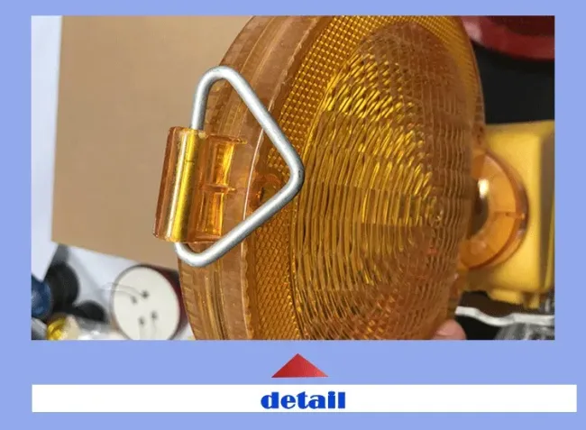 Portable Flashing Safety Beacon for Industrial & Road Use
