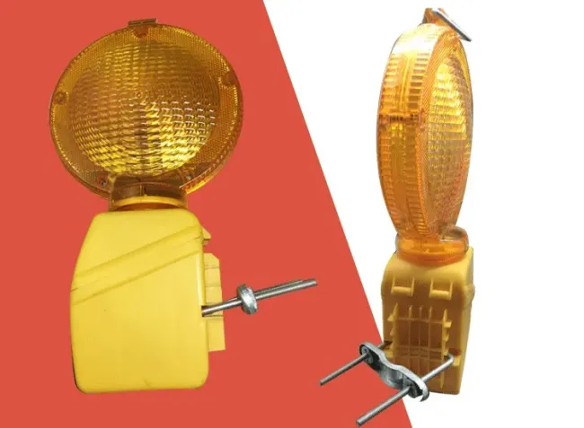 Portable Flashing Safety Beacon for Industrial & Road Use