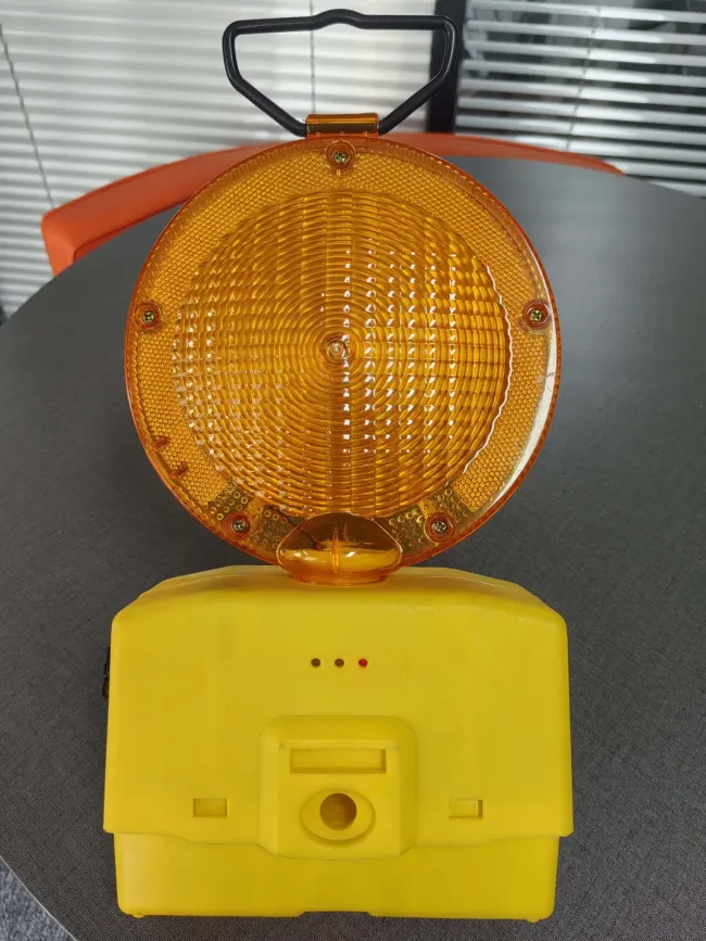 Portable Flashing Safety Beacon for Industrial & Road Use