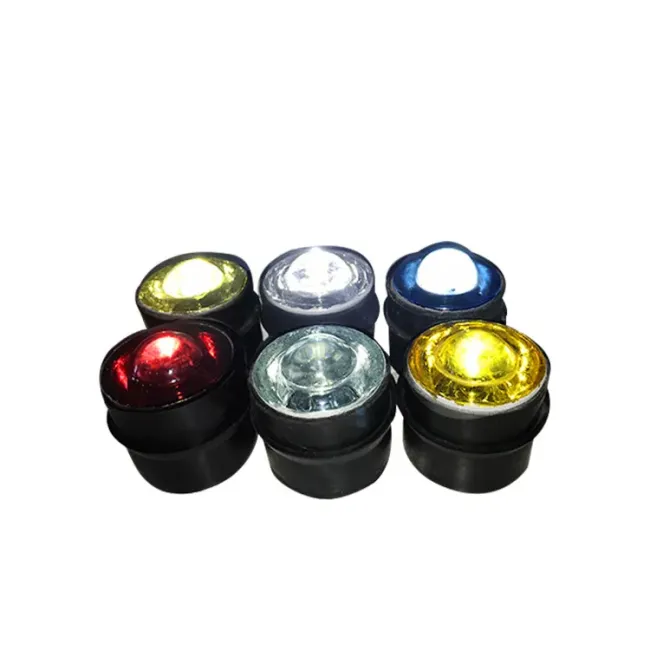 360 Degree Reflective Glass Road Stud Tempered Cat Eye Road Stud for Highway and Landscape Pathway Safety