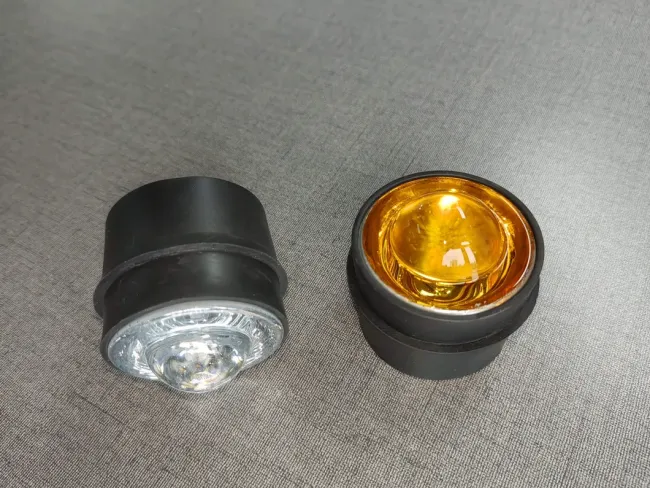 360 Degree Reflective Glass Road Stud Tempered Cat Eye Road Stud for Highway and Landscape Pathway Safety
