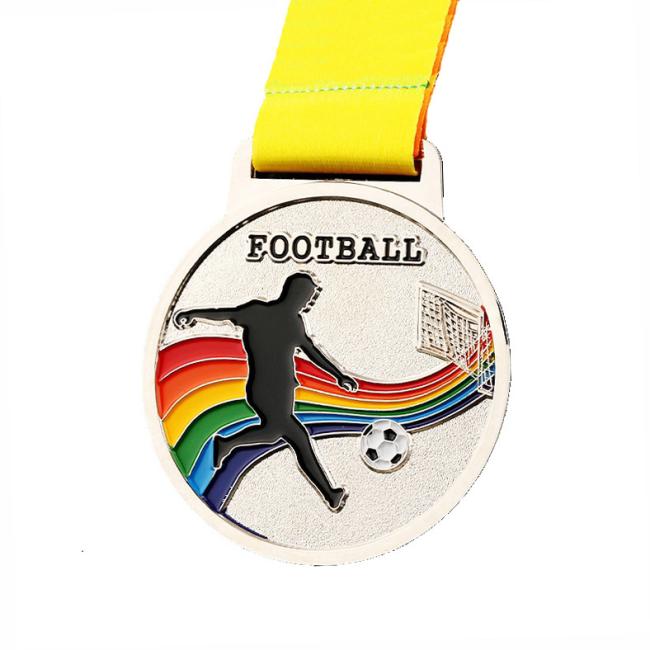 Personialized Football Medal with Colors