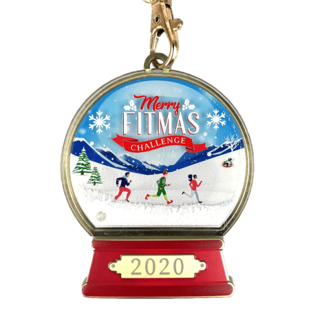 Custom Snow Globe Medal