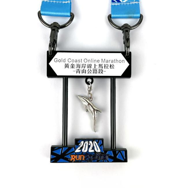 Personalized Gold Coast On-line Marathon with Keychain