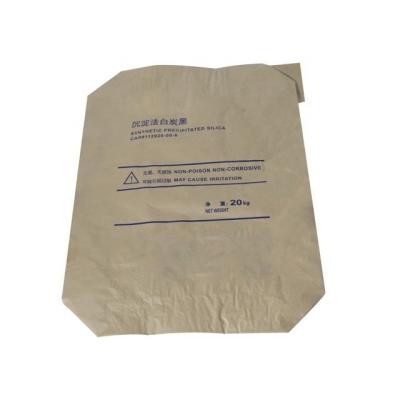 China Multilayer Kraft Chemical Paper Bag Square Bottom Paper Valve Sacks 60g-120g/M2 à venda