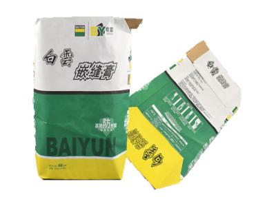 China Vida ativa longa da força de alta elasticidade durável material industrial dos sacos de papel da válvula à venda
