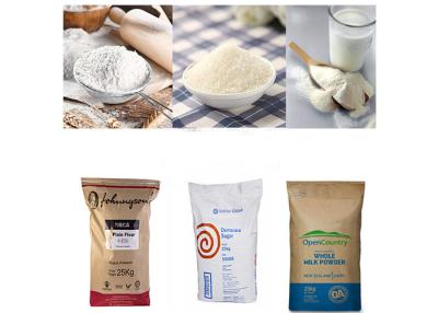 中国 食品等級の粉材料のためのロゴによってカスタマイズされるブラウンの技術の紙袋 販売のため
