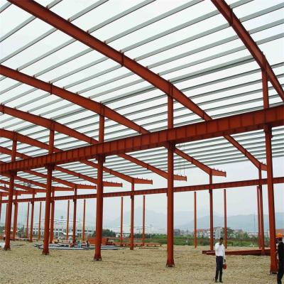 China Q235B Single Bay Portal Frame Punching Portal Steel Structure CAD For Hall Shed for sale