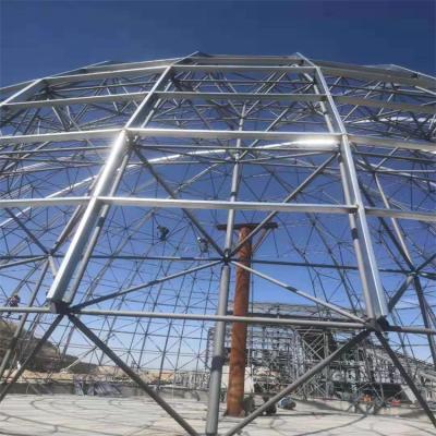 China Single Slope Steel Roof Truss EPS Lightweight Lighting Truss Customized For Gym for sale