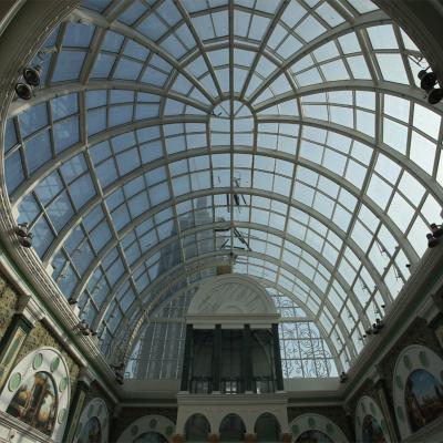 China Stable Aesthetic Large Round Dome Skylight Bending Warehouse for sale