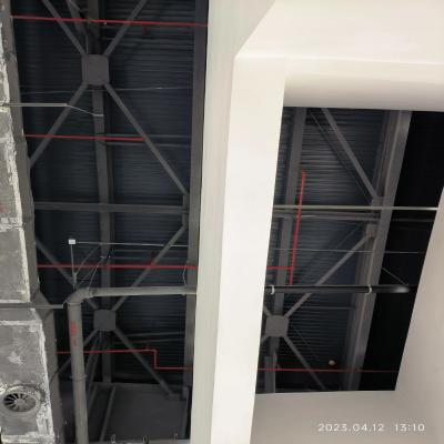 Китай Крыша CAD склада стальной структуры залива Q235B одиночная для сарая Hall продается