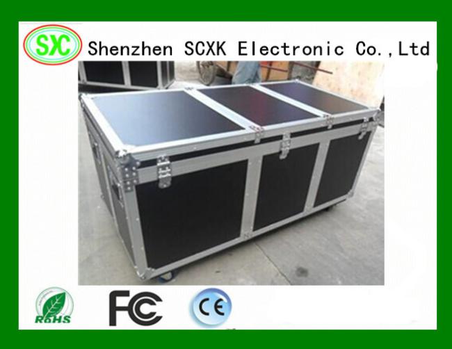 P10 LED Display in flight case packaging