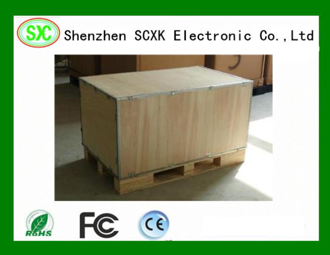 P10 LED Display in wooden case packaging