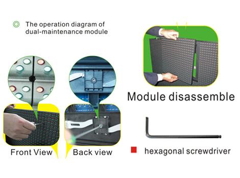 P6 advertising big screen outdoor waterproof led full color