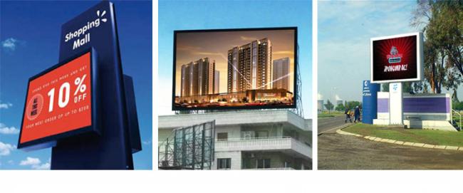 LED display installation case