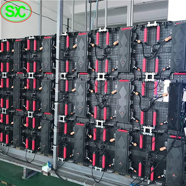 High Brightness Full Colorstage Led Screens P3.91 With Die Casting Aluminum