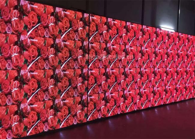 P3.91 RGB video full color SMD LED Display Module , Epistar LED Chip
