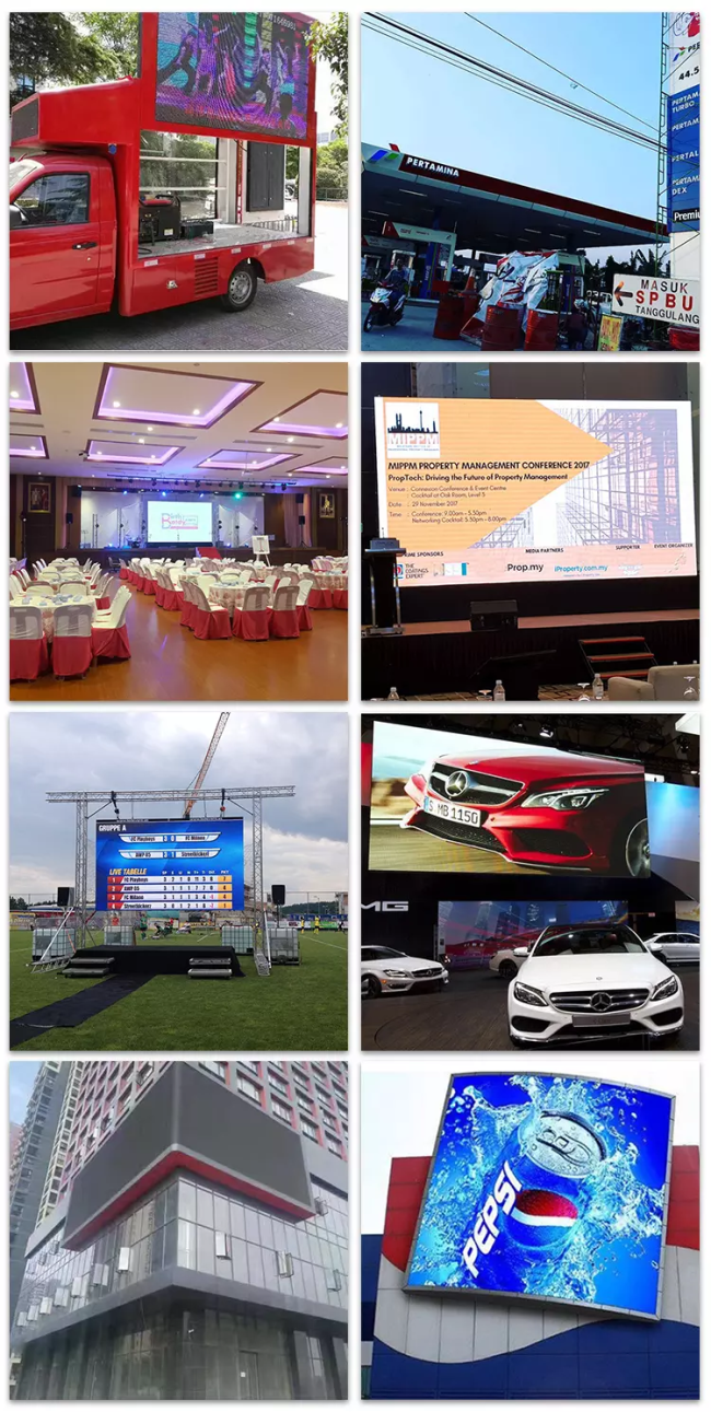 High refresh rate over 3840hz Small Pixel Pitch Indoor Full Color LED Display P1.875 Die Casting Aluminum Cabinet
