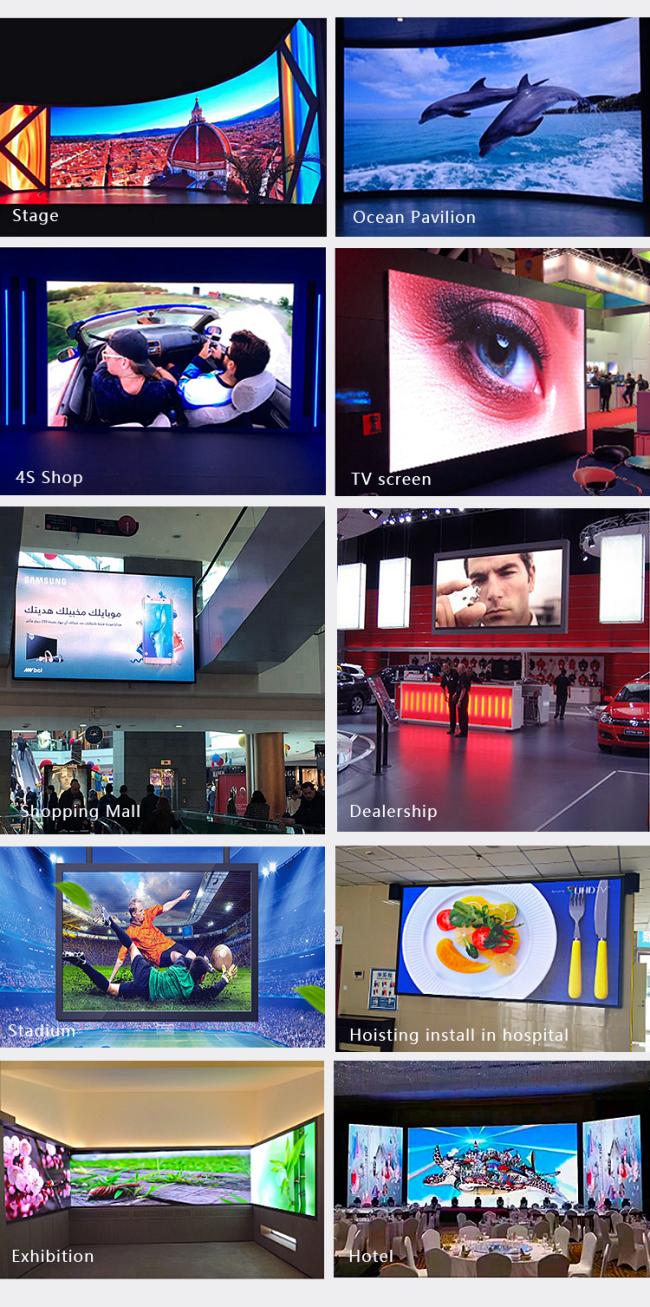 LED display installation example
