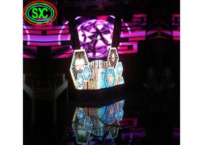 Chine 5 ans de la garantie 3D DJ de cabine d'écrans de l'étape LED, affichage de la vidéo 3D dans la cabine de barre à vendre