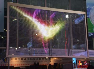 China Pantalla de visualización llevada transparente grande P8.93/brillo de la pantalla de vídeo transparente de encargo alto en venta