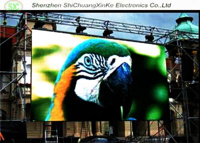 China La publicidad al aire libre a todo color al aire libre ligera de la echada 8m m del pixel de la prenda impermeable PH8 de la pantalla LED llevó la pantalla de visualización en venta