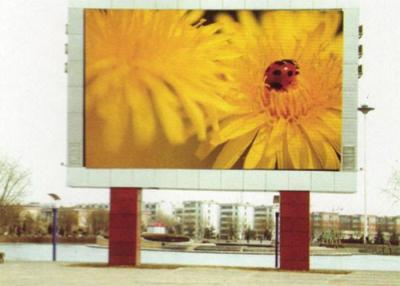 China Super big LED advertising billboard p10 outdoor led display for shopping mall resolution 64*32 fixed installation for sale