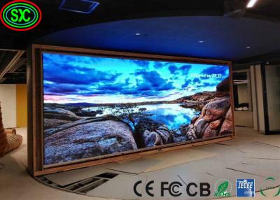 China Pared video llevada pantalla LED a todo color interior de alta calidad P4 para el estudio de la conferencia TV de la iglesia de la sala de reunión en venta